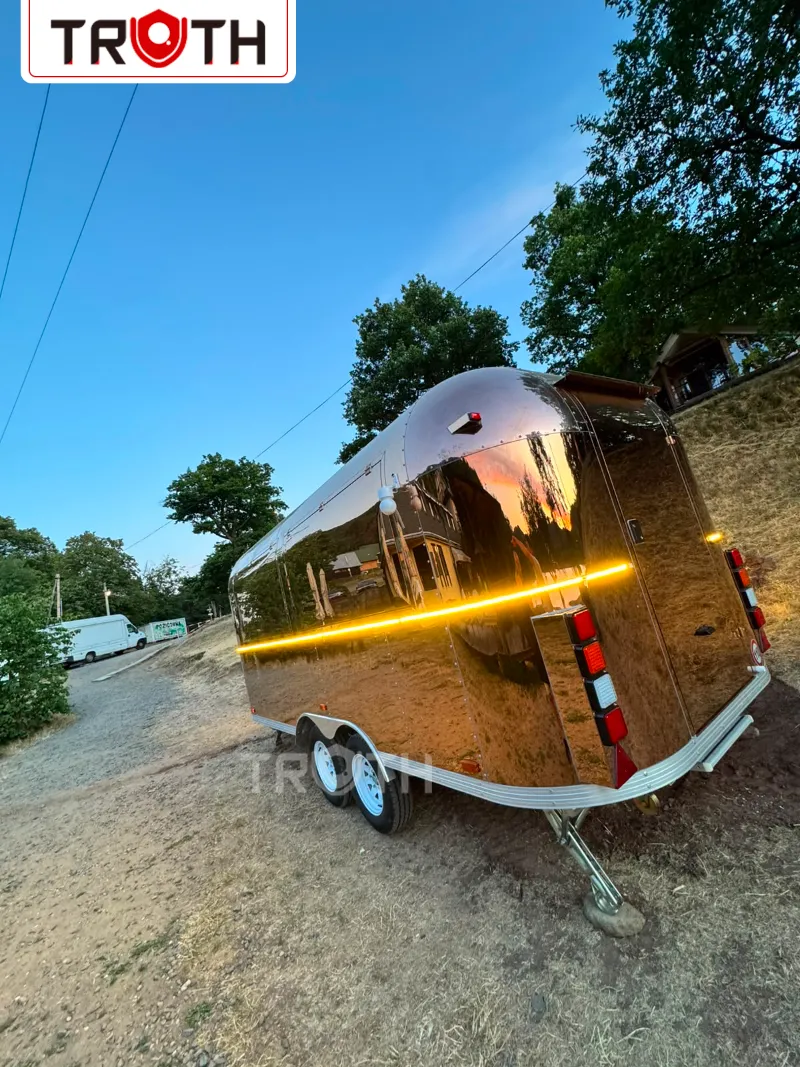 Truth Food Trailer Delivers a Rose Gold Coffee and Fast Food Trailer to Slovakia