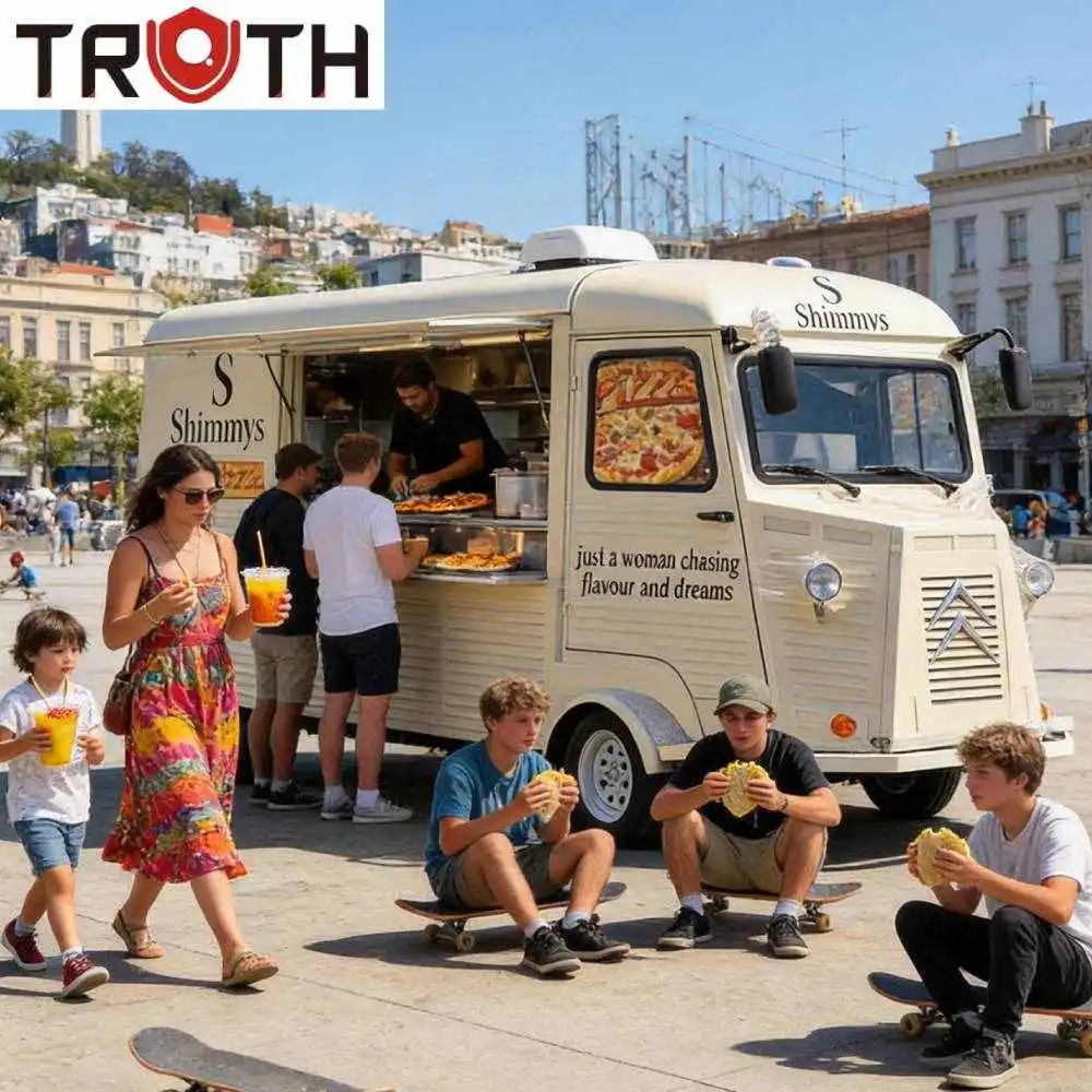Electric Pizza Fast Food Truck Fully Equipped