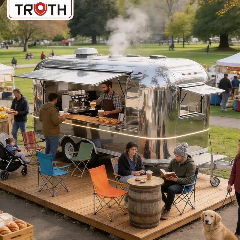 Hamburg Food Cart Truck With Full Kitchen
