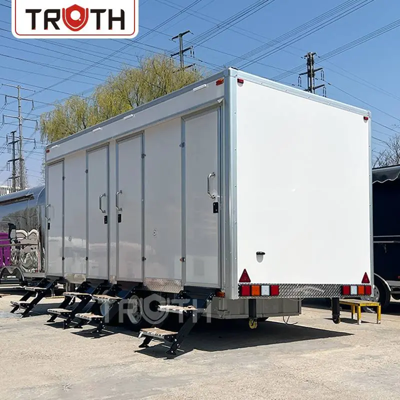 Outdoor Luxury Mobile Toilet Trailer