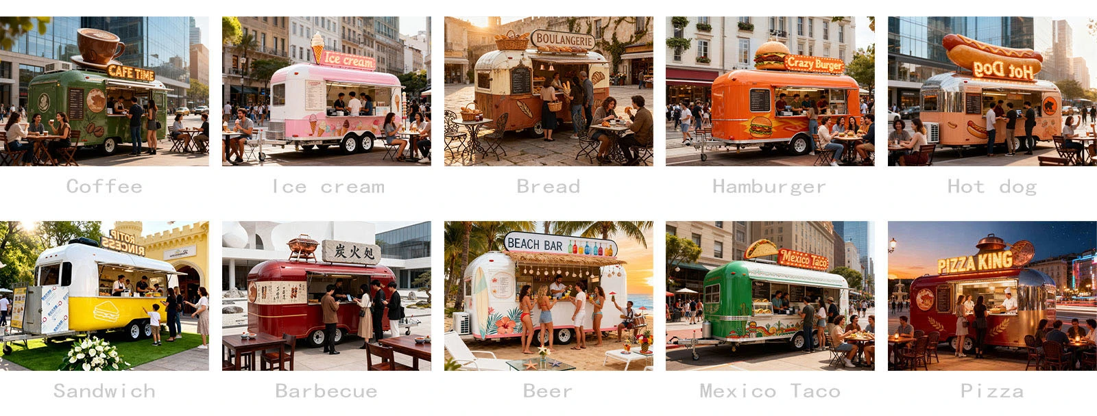 Stainless Steel Food Truck