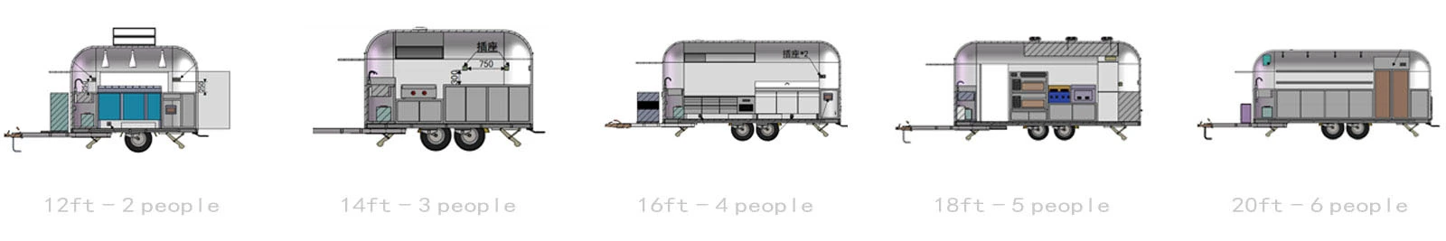 Stainless Steel Food Truck