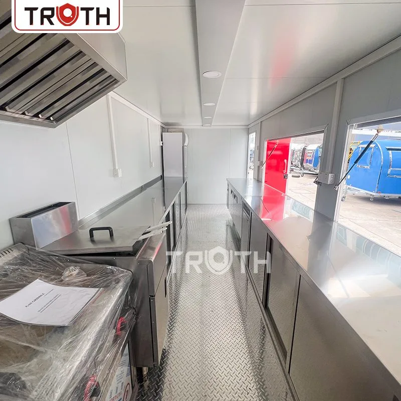 Square Food Trailer With Bathroom Square Food Trailer With Bathroom