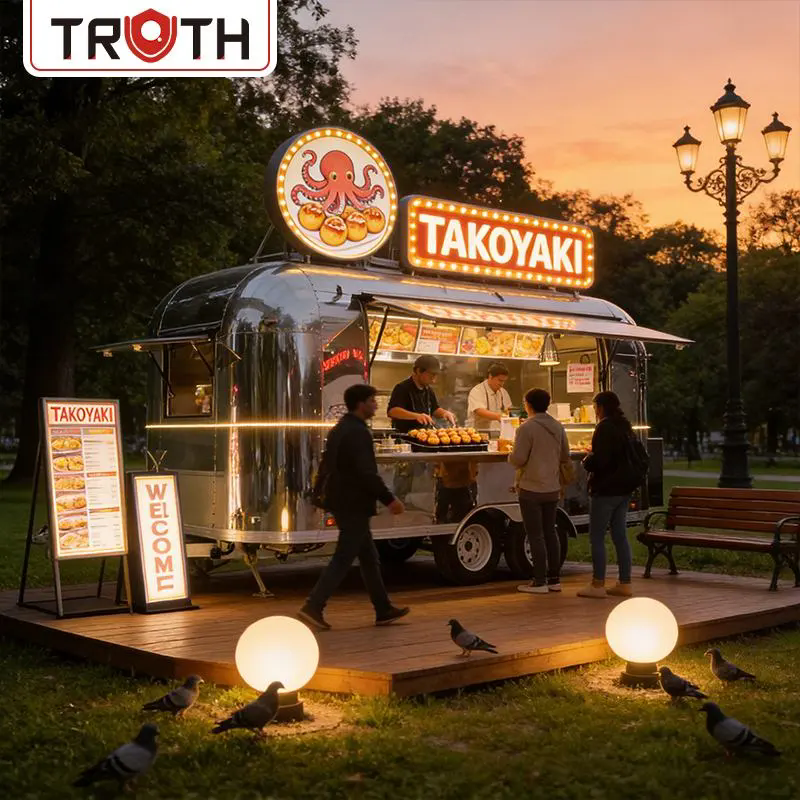 Fully Equipped Taco Trailers Mobile Kitchen