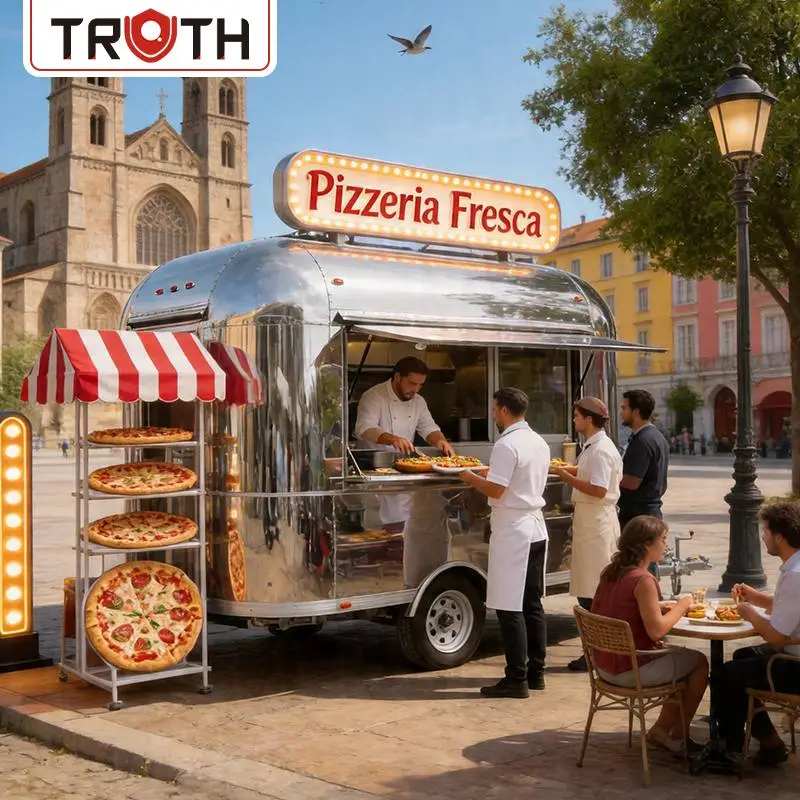 Mobile Kitchen Pizza Concession Food Trailer