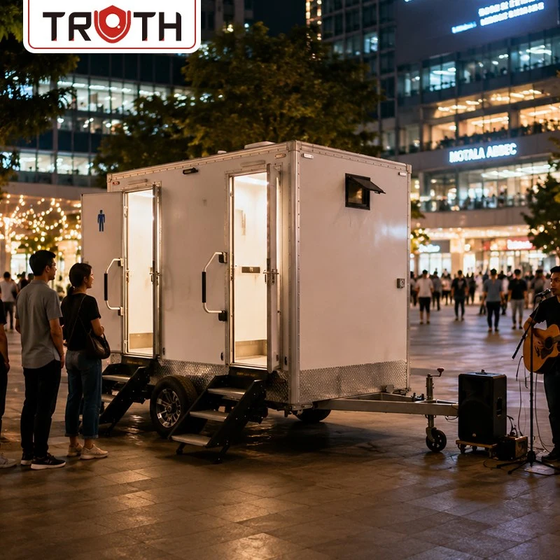 Portable Washroom Mobile Toilet Trailer