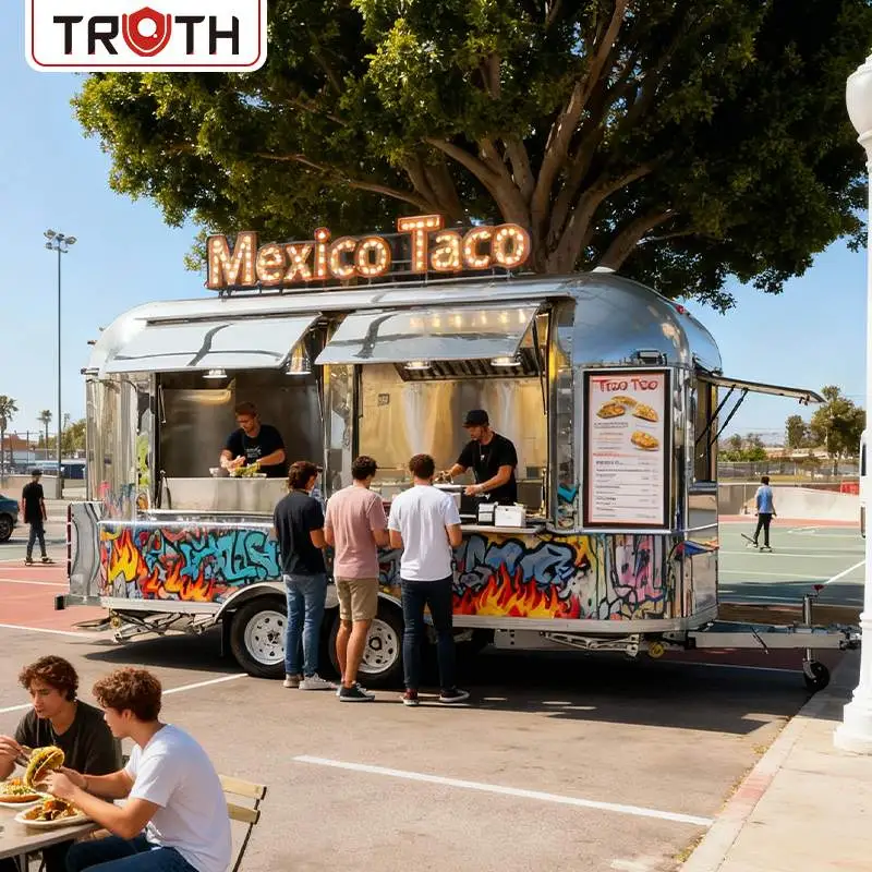 Taco Trailer Truck Concession Fully Equipped