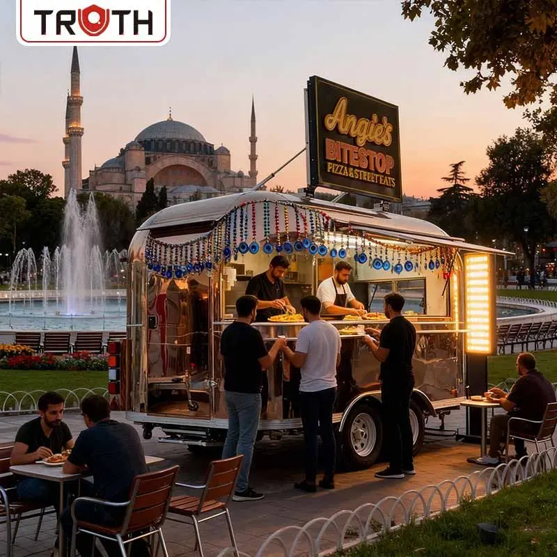 Us Standards Food Truck Pizza Oven Food Cart